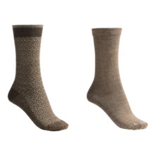 Goodhew Socks - 2-Pack (For Women) in Bark/Bark/Khaki - 2nds