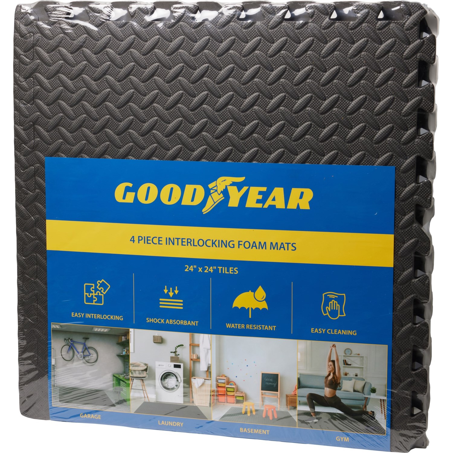 Goodyear AllPurpose Interlocking Foam Mats 4Pack Save 40