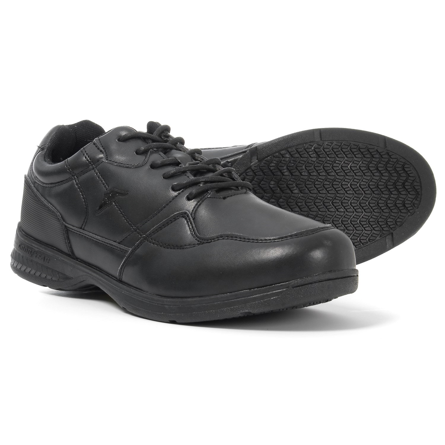 cheap black non slip work shoes