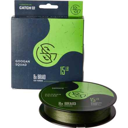 GOOGAN SQUAD 8X Braided Fly Line - 125 yds. in Green