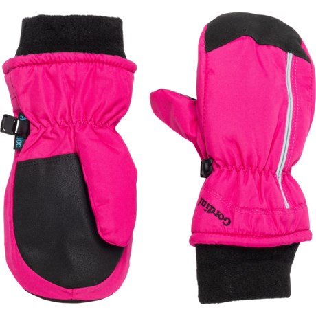 Gordini Angles Ski Mittens - Waterproof, Insulated (For Little Girls) in Deep Pink