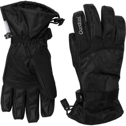 Gordini AquaBloc® Down Gauntlet II Gloves - Waterproof, 600 Fill Power in Black