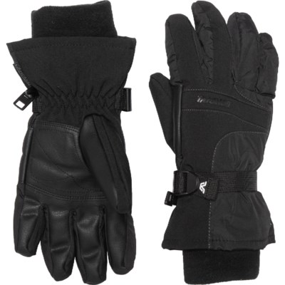 womens black ski gloves