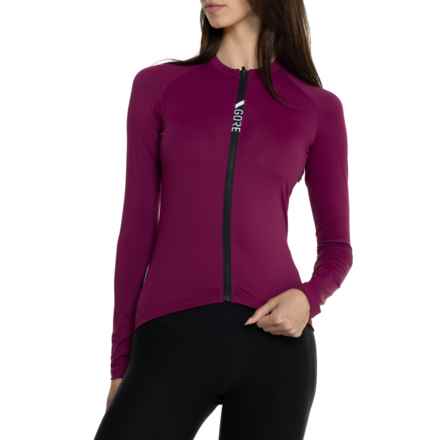 Gore Torrent Full-Zip Cycling Jersey - Long Sleeve in Purple
