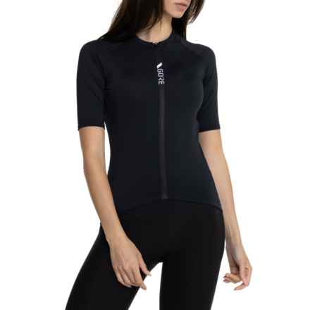 Gore Torrent Full-Zip Cycling Jersey - Short Sleeve in Black