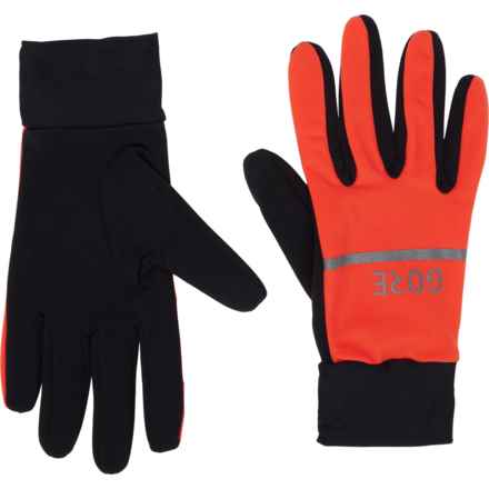 GORE WEAR R3 Running Gloves (For Men) in Fireball/Black