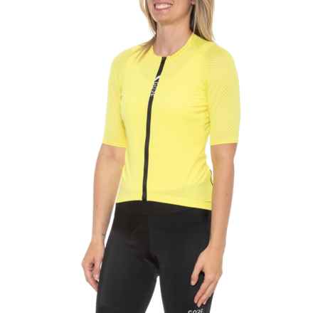 GORE WEAR Torrent Breathe Cycling Jersey - Short Sleeve in Washed Neon Yellow