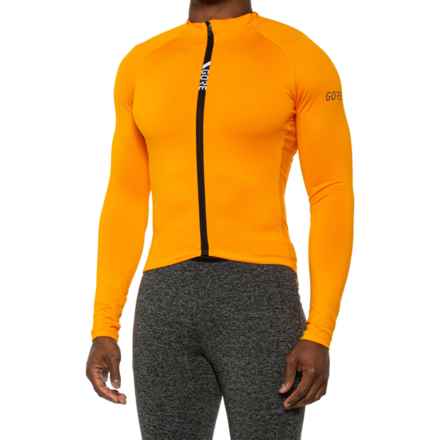 Gorewear C5 Thermo Cycling Jersey - Long Sleeve in Bright Orange