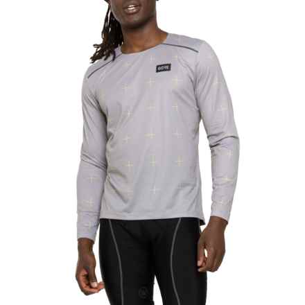 Gorewear Contest Running T-Shirt - Long Sleeve in Lab Gray