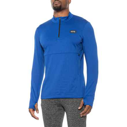 Gorewear Everyday Thermo Shirt - Zip Neck, Long Sleeve in Ultramarine Blue