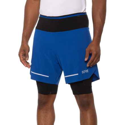 Gorewear Ultimate 2-in-1 Running Shorts - Built-In Liner in Ultramarine Blue