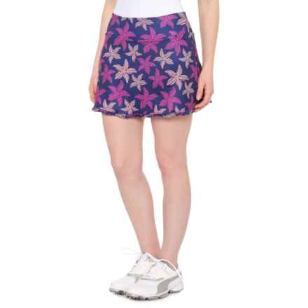 GOTTEX GOLF Ruffle Skort in Deep Sea