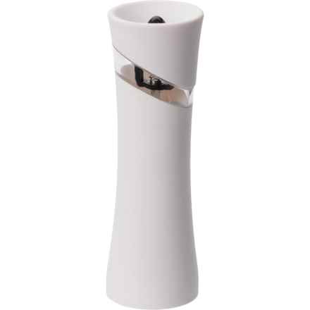 GOURMET HOME Electric Salt and Pepper Mill in White