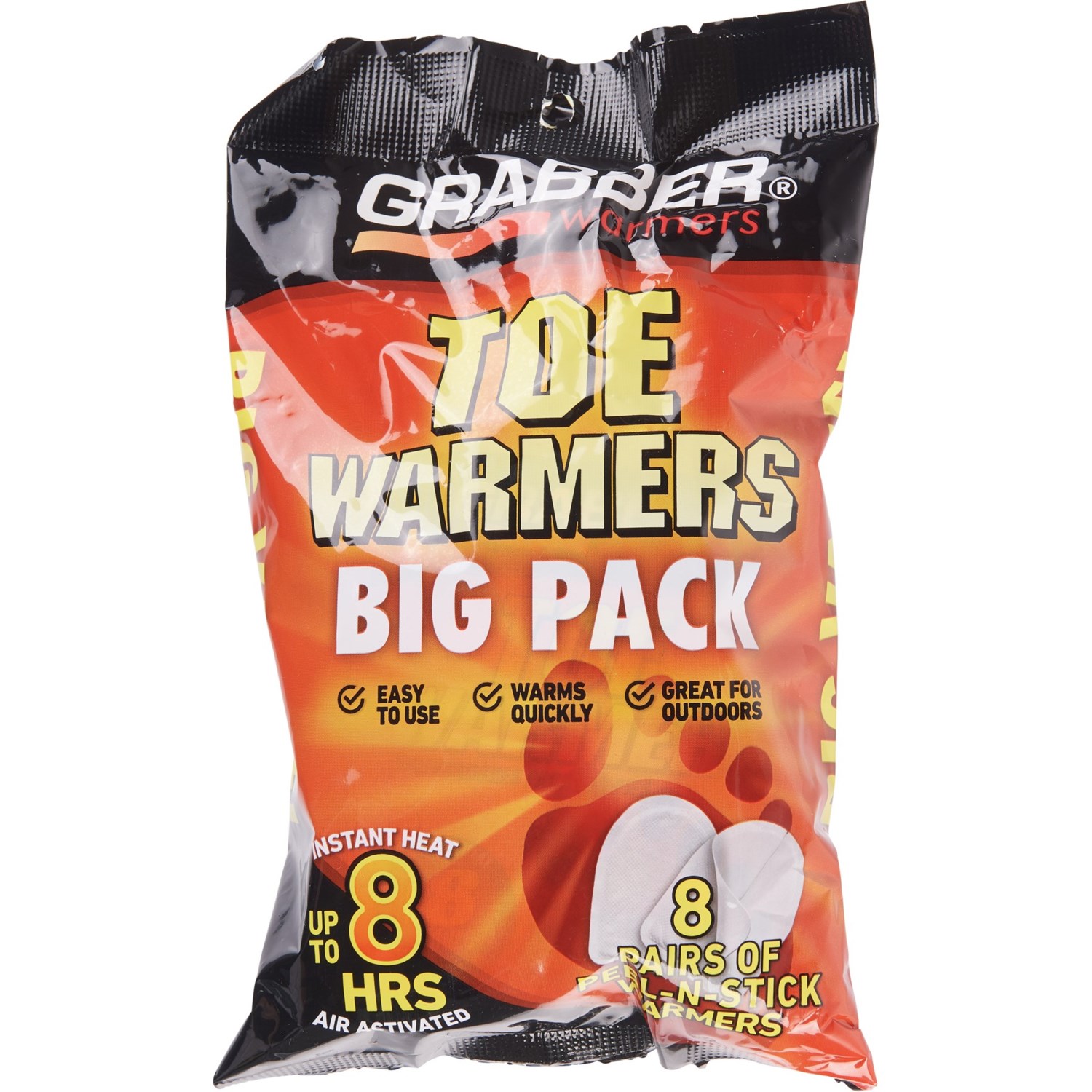 Grabber Toe Warmers 8Pair Save 54