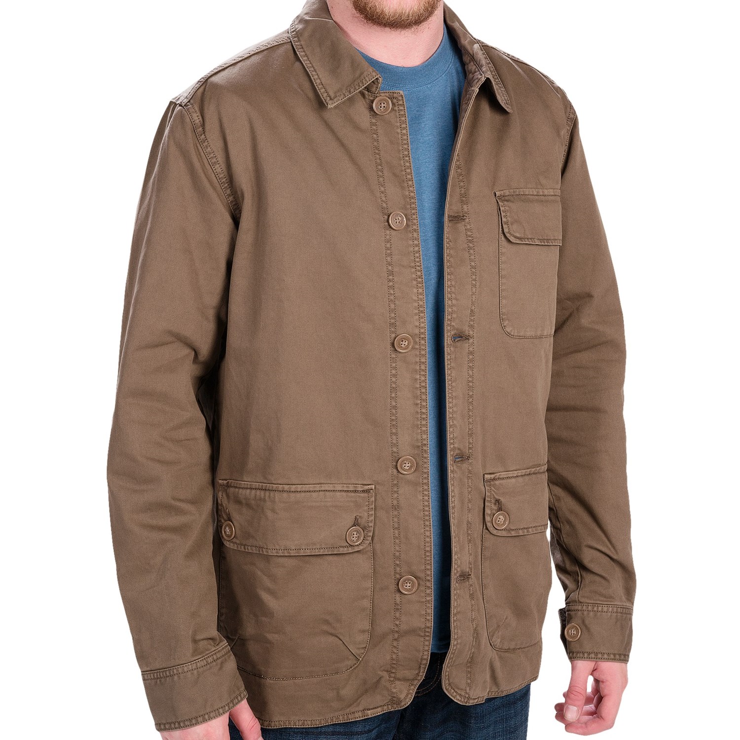 Gramicci Huxley Twill Barn Jacket (For Men) in Antelope