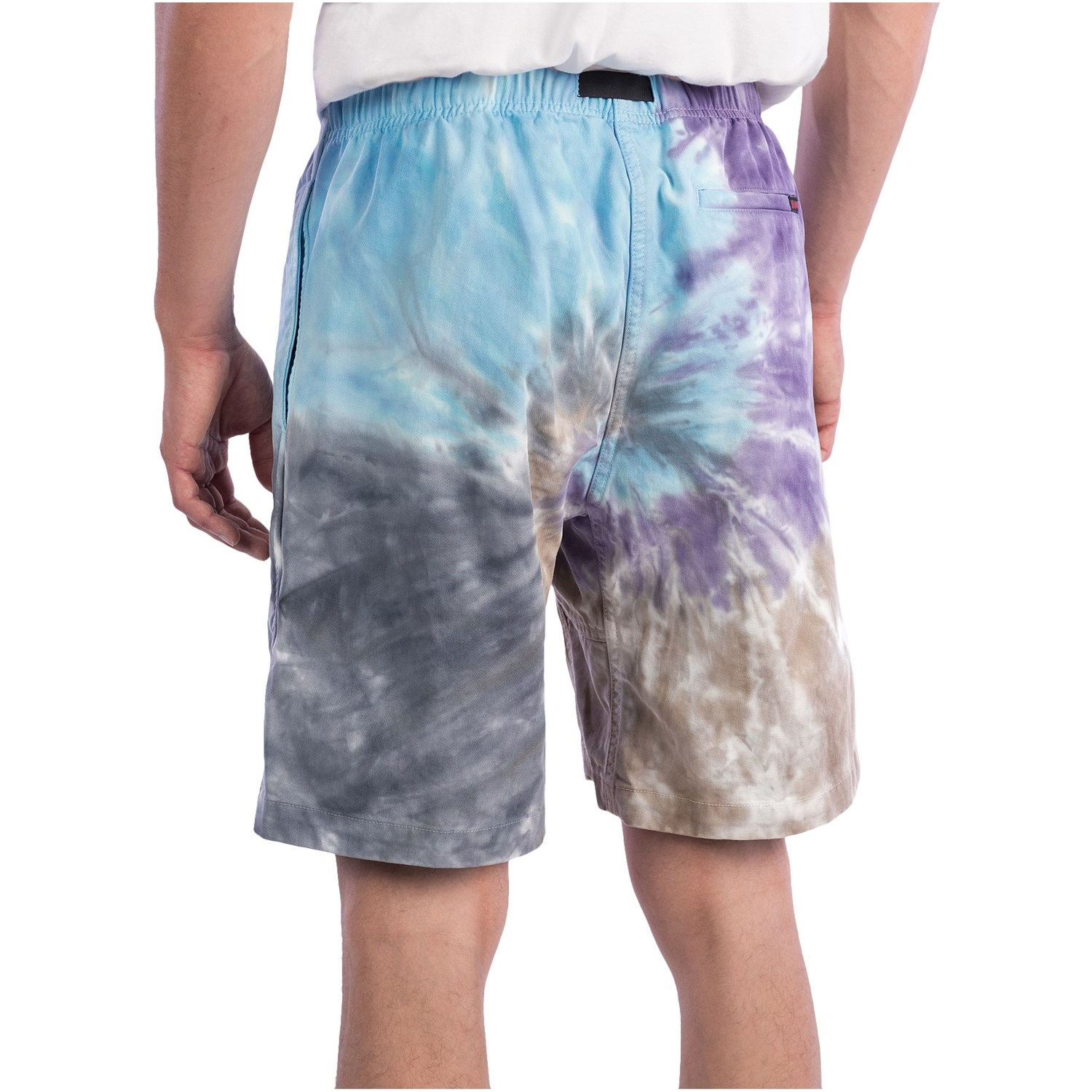 tie dye yoga pants shorts for men