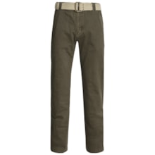 Gramicci Signal Pants with Belt (For Men) in Fatigue Green - Closeouts