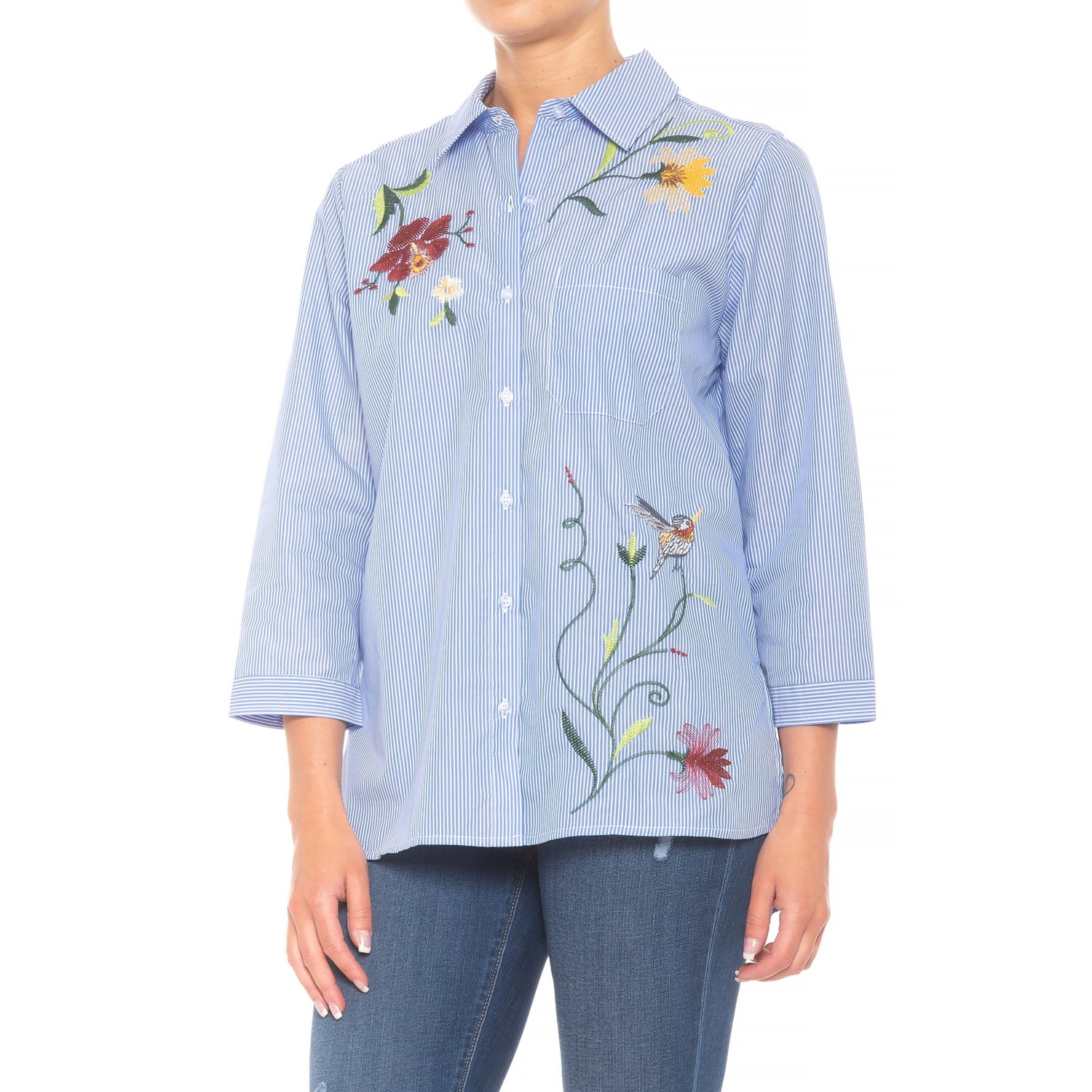 Grand & Greene Embroidered Blouse (For Women) - Save 76%