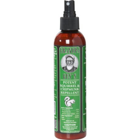 GRANDPA GUS'S Potent Squirrel and Chipmunk Repellent Spray - 8 oz