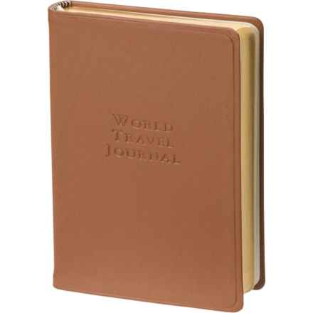 Graphic Image The Traveler’s Atlas: A Geographic Handbook - Leather Bound in Tan