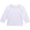 Green Sprouts Infant and Toddler Boys Breathable Sun Protection Shirt - UPF 50+, Long Sleeve in White