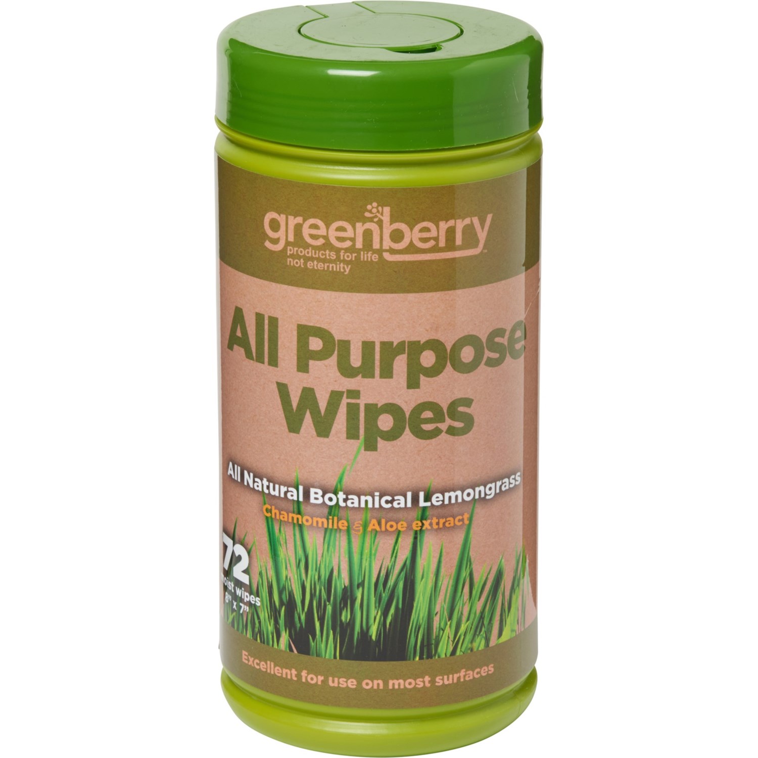 Greenberry Lemongrass AllPurpose Cleaning Wipes 72Count Save 20
