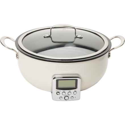 GreenPan Elite Ceramic Nonstick Smart Skillet - 6 qt. in Cream