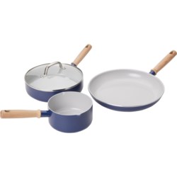 GreenPan Hudson Healthy Ceramic Cookware Set - 4-Piece in Navy