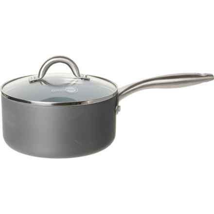 GreenPan Lima Nonstick Saucepan with Lid - 2 qt. in Grey