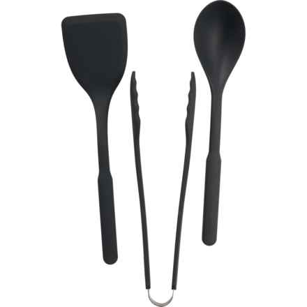 GreenPan Silicone with Steel Core Utensils Set - 3-Piece in Grey