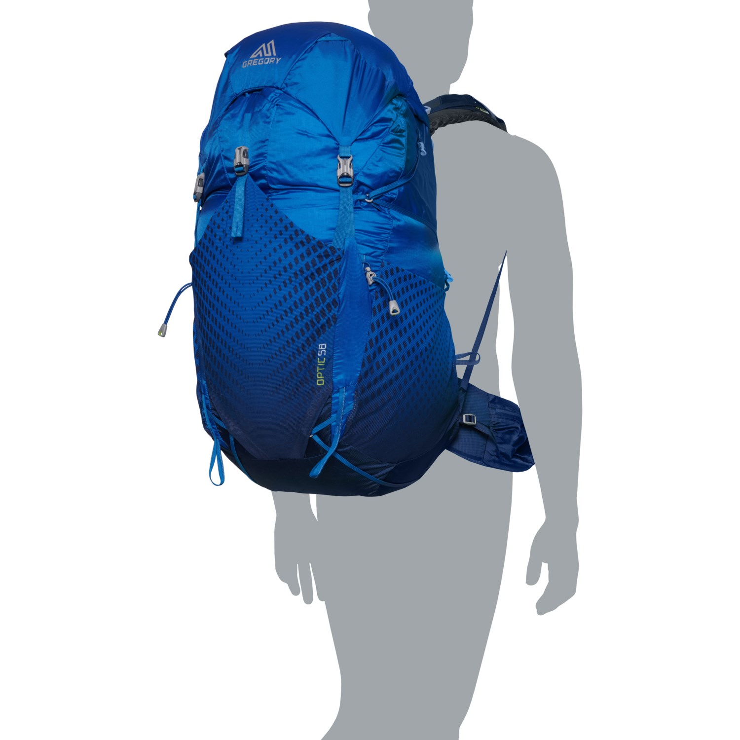 Gregory Optic 58 Backpack Internal Frame, Blue Beacon Save 29