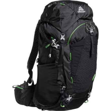 Gregory Wander 50 L Backpack - Internal Frame, Shadow Black (For Boys and Girls) in Shadow Black