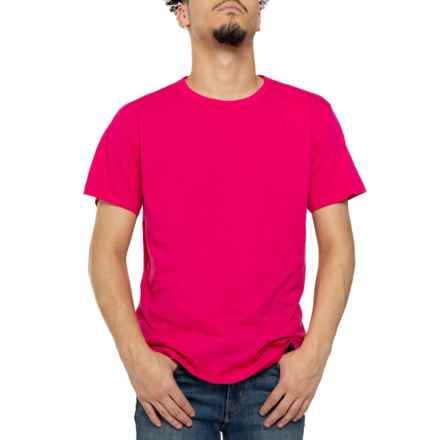 Greyson Alpha Slub Cotton T-Shirt - Short Sleeve in Sasanqua