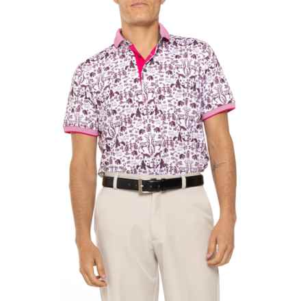 Greyson Creatures Polo Shirt - Short Sleeve in Arctic