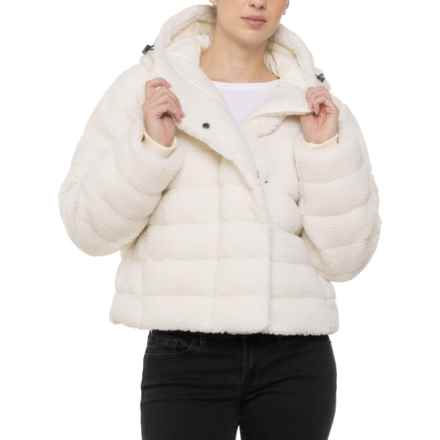 Greyson EOS X Faux-Sherpa Jacket - Insulated in Dove