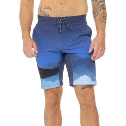 Greyson Indian Wells Swim Shorts in Mojave Blue