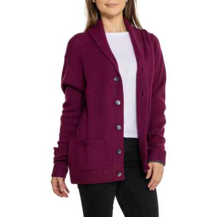 Greyson Ottawa Shawl Cardigan Sweater - Wool in Hawkeye