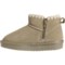 7VAAP_4 Greystone Girls Stella Mini Stitched Faux-Shearling Boots - Suede