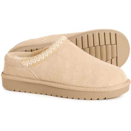 Greystone Shelby Clogs - Suede  (For Women) in Sand
