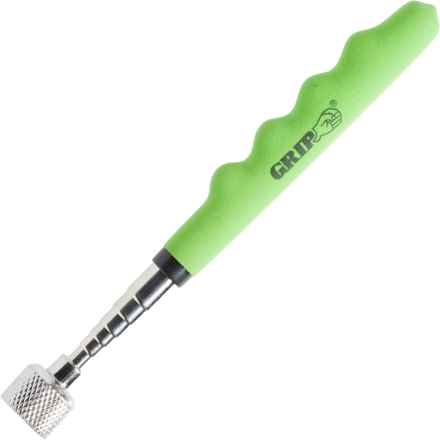 Grip-On Tools Jumbo Telescoping Magnetic Pick-Up Tool in Silver