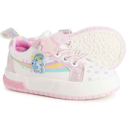 GROUND UP Boys and Girls Bluey Court Shoes in Pink