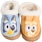 9UARW_2 GROUND UP Toddler Boys and Girls Bluey and Bingo Faux-Shearling Slippers