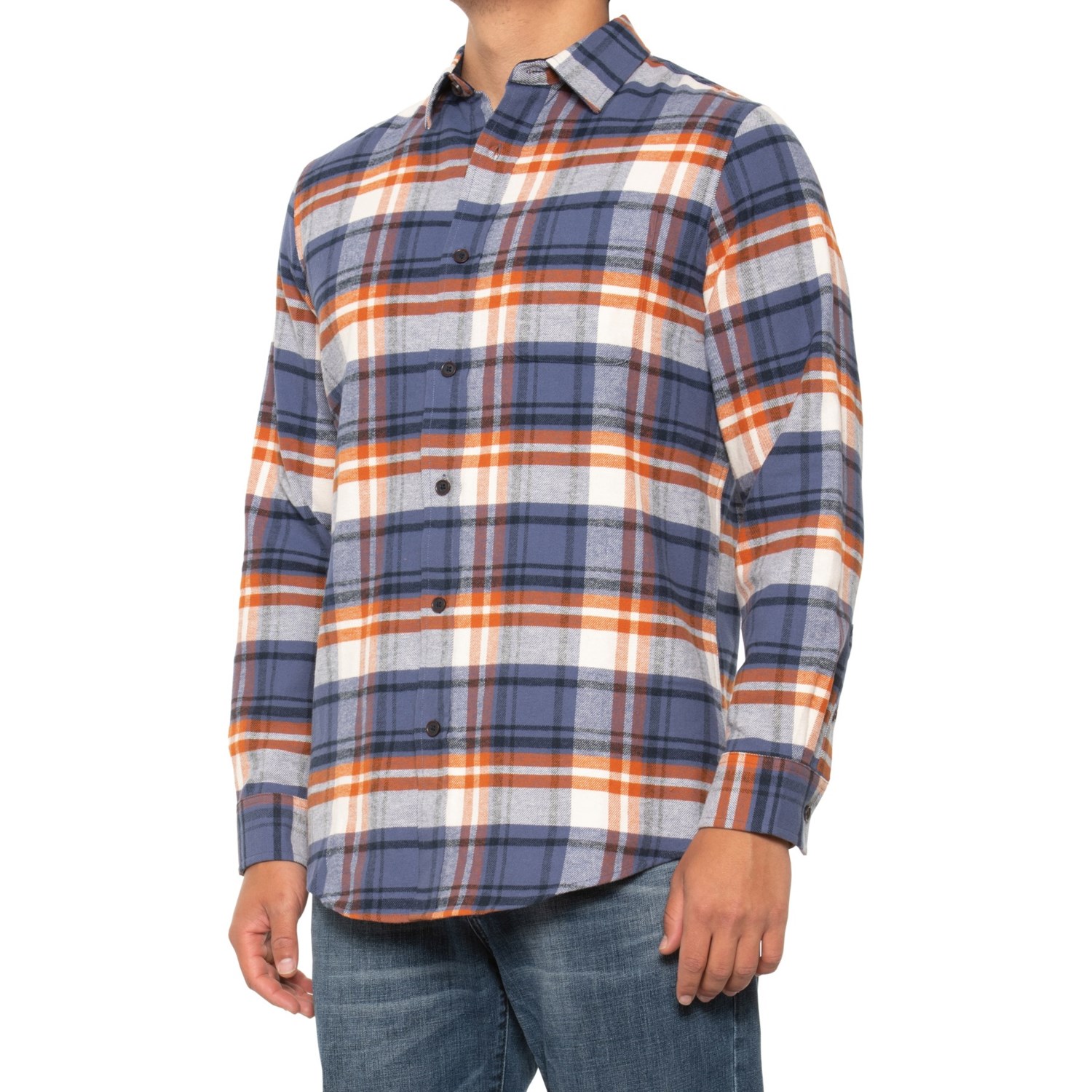 Grove and Hollow Bradley Plaid Flannel Shirt (For Men) - Save 50%