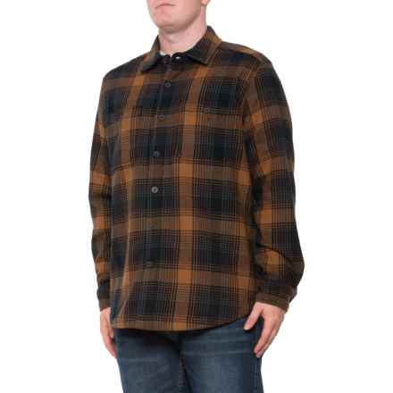 GROVE & HOLLOW Steal Plaid Flannel Shacket in Rubber Combo