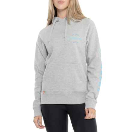 Grundens Rope Knot Hoodie in Athletic Heather