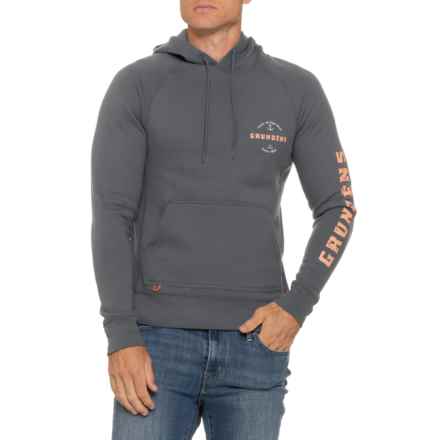 Grundens Rope Knot Hoodie in Iron Grey