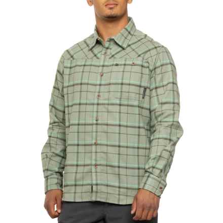 Grundens Steelhead Flannel Shirt - Long Sleeve in Tea Plaid