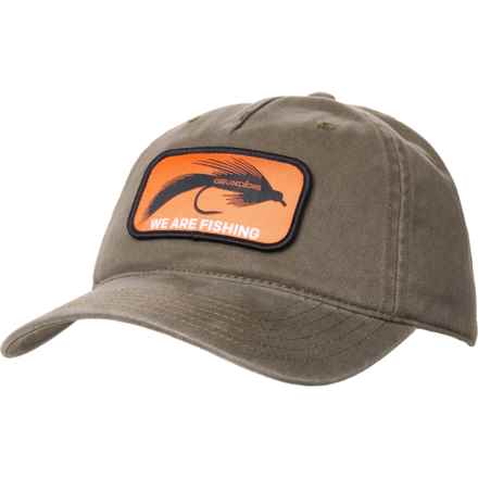 Grundens Streamer SE Trucker Hat in Army Green