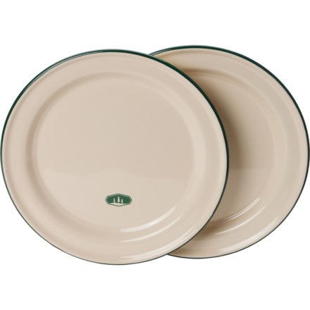 GSI Outdoors Enamelware Plates - 10”, 2-Pack in Vintage