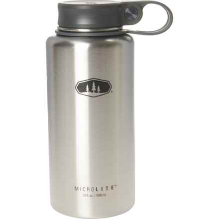 GSI Outdoors Microlite 1000 Twist Vacuum Insulated Water Bottle - 33 oz. in Brushed Stainless
